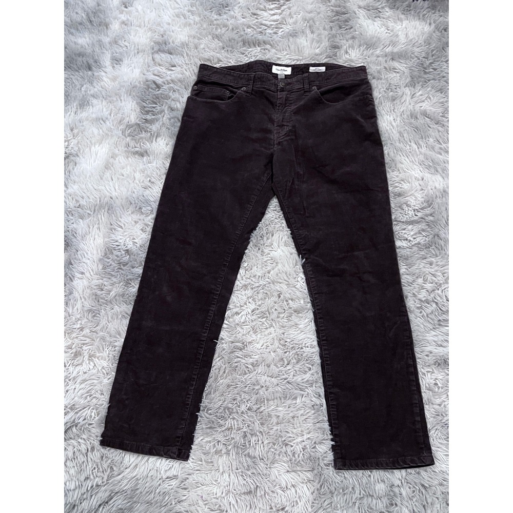 Goodfellow & Co Mens‎ Slim Straight Corduroy Pants Brown Size 36x30